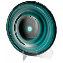 Cyan Designs 08645 - Vertigo Plate|Teal-Medium