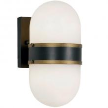 Crystorama CAP-8502-MK-TG - Brian Patrick Flynn for Crystorama Capsule Outdoor 2 Light Wall Mount