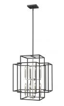 Z-Lite 454-28BK-BN - 8 Light Pendant