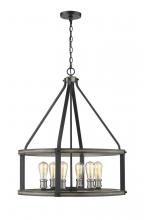 Z-Lite 472-6D-ABB - 6 Light Pendant