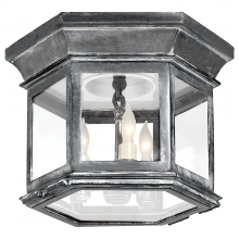 Visual Comfort & Co. Signature Collection CHO 4110WZ-CG - Club Small Hexagonal Flush Mount