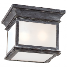 Visual Comfort & Co. Signature Collection CHO 4310WZ-FG - Club Small Square Flush Mount
