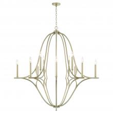 Capital 450001BS - 48"W x 47.5"H 12-Light Chandelier in Brushed Champagne