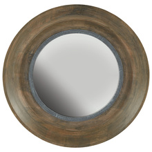 Capital 730204MM - Brown Washed Wood and Iron Mirror