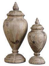 Uttermost 19613 - Uttermost Brisco Carved Wood Finials, Set/2