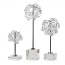 Uttermost 17835 - Uttermost Neuron Glass Table Top Sculptures, S/3