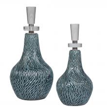 Uttermost 17842 - Uttermost Almera Dark Teal Bottles, S/2