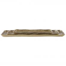 Uttermost 17989 - Uttermost Artisan Antique Gold Trays, S/3