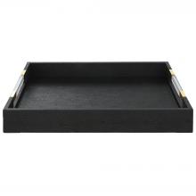 Uttermost 18059 - Uttermost Wessex Black Shagreen Tray