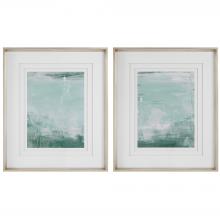 Uttermost 41439 - Uttermost Coastal Patina Modern Framed Prints, S/2