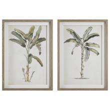 Uttermost 41446 - Uttermost Banana Palm Framed Prints, Set/2