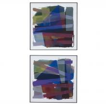 Uttermost 41449 - Uttermost Vivacious Abstract Framed Prints, Set/2