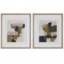 Uttermost 41453 - Uttermost Color Block Framed Prints, Set/2