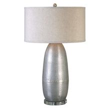 Uttermost 27121-1 - Uttermost Tartaro Industrial Silver Table Lamp