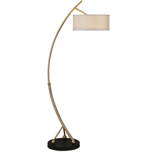 Uttermost 28089-1 - Uttermost Vardar Curved Brass Floor Lamp