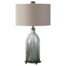 Uttermost 27197-1 - Uttermost Massana Gray Glass Table Lamp