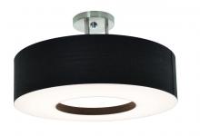 AFX Lighting, Inc. MCF1214LAJUD-BKSF - Montclair 13" LED Semi-Flush