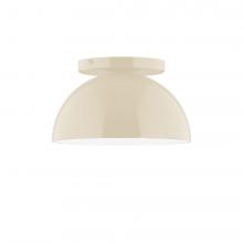 Montclair Light Works FMD431-16-L10 - 8" Arcade LED Flush Mount, Cream