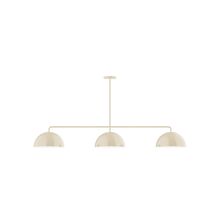 Montclair Light Works MSN432-16 - 3-Light Arcade Linear Pendant, Cream