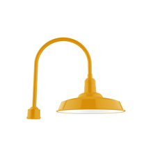 Montclair Light Works POA185-21 - 18" Warehouse shade, post top mount, Bright Yellow