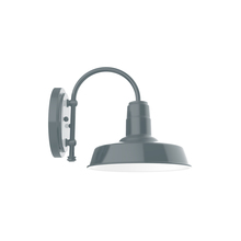 Montclair Light Works SCC181-40 - 10" Warehouse shade, wall mount sconce, Slate Gray