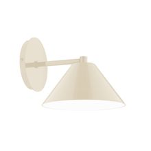 Montclair Light Works SCK421-16-L10 - 8" Pinnacle LED Wall Sconce, Cream