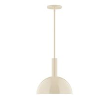 Montclair Light Works STGX471-16-L12 - 12" Ray LED Stem Hung Pendant, Cream
