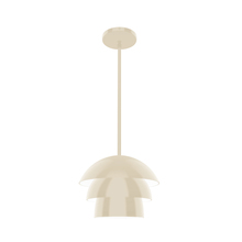 Montclair Light Works STGX480-16 - Rosie 10 inch Stem Hung Pendant, Cream