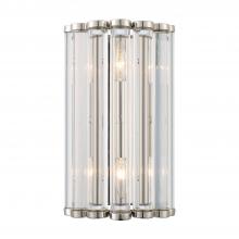 Crystorama ELL-B3002-PN - Libby Langdon for Crystorama Elliot 2 Light Polished Nickel Sconce