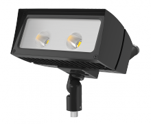 RAB Lighting FFLED26NB44/480/PCS4 - Flood 3498 Lumens Ffled 26W 4X4 480W swivel photocell 4000K neutral led arm bronze