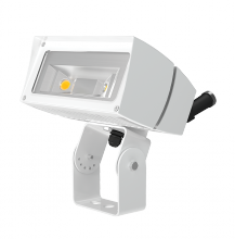 RAB Lighting FFLED26TNW/480/PCS4 - Flood 3574 Lumens Ffled 26W 7Hx6V 480W swivel photocell 4000K neutral led stunnion white