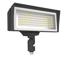 RAB Lighting FFLEDM - FLOODLIGHTS 8138-10813 LUMENS FFLED MEDIUM FIELD ADJUSTABLE 5000K/4000K KNUCKLE MOUNT BRONZE