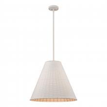 ELK Home Plus 52265/3 - Sophie 22'' Wide 3-Light Pendant - White Coral