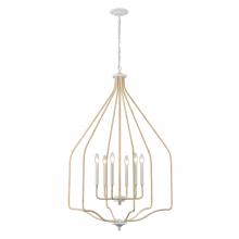 ELK Home Plus 52277/6 - Breezeway 28'' Wide 6-Light Pendant - White Coral