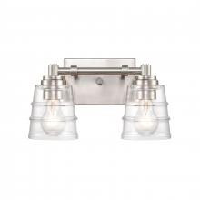 ELK Home Plus 67961/2 - Pulsate 13'' Wide 2-Light Vanity Light - Satin Nickel