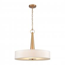 ELK Home Plus 89845/4 - Leo 22'' Wide 4-Light Pendant - Brushed Gold