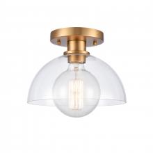 ELK Home Plus 89914/1 - Julian 10'' Wide 1-Light Semi Flush Mount - Brushed Gold