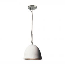 ELK Home Plus PS4701-140-15 - Castle 1-Light Mini Pendant in Chrome with Concrete and Aluminum Shade