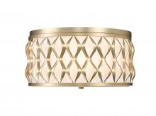 Z-Lite 1948F16-MGLD - 4 Light Flush mount