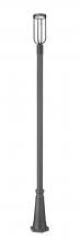 Z-Lite 5005PHM-519P-BK-LED - 1 Light Outdoor Post Mounted Fixture