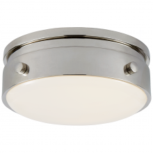 Visual Comfort & Co. Signature Collection TOB 4062PN-WG - Hicks 5.5" Solitaire Flush Mount