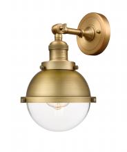 Innovations Lighting 203-BB-HFS-62-BB-LED - Hampden - 1 Light - 7 inch - Brushed Brass - Adjustable Sconce