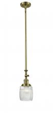 Innovations Lighting 206-AB-G302-LED - Colton - 1 Light - 6 inch - Antique Brass - Stem Hung - Adjustable Mini Pendant