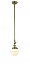 Innovations Lighting 206-AB-G531-LED - Oxford - 1 Light - 7 inch - Antique Brass - Stem Hung - Adjustable Mini Pendant
