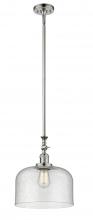 Innovations Lighting 206-PN-G74-L - Bell - 1 Light - 12 inch - Polished Nickel - Stem Hung - Mini Pendant