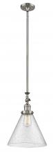 Innovations Lighting 206-SN-G44-L-LED - Cone - 1 Light - 12 inch - Brushed Satin Nickel - Stem Hung - Adjustable Mini Pendant