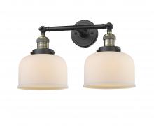 Innovations Lighting 208-BAB-G71 - Bell - 2 Light - 19 inch - Black Antique Brass - Adjustable Bath Vanity Light