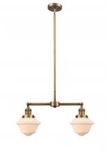 Innovations Lighting 209-BB-G531 - Oxford - 2 Light - 24 inch - Brushed Brass - Stem Hung - Adjustable Island Light