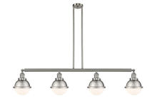Innovations Lighting 214-SN-HFS-61-SN-LED - Hampden - 4 Light - 52 inch - Brushed Satin Nickel - Stem Hung - Adjustable Island Light