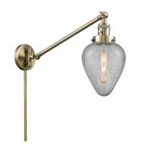 Innovations Lighting 237-AB-G165-LED - Geneseo - 1 Light - 8 inch - Antique Brass -Adjustable Swing Arm